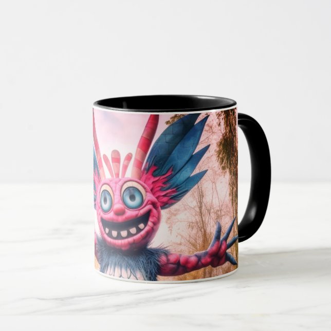 Caneca Monstro Bonito (Frente Esquerda)