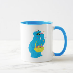 Caneca Monstro Come-Biscoitos da Páscoa