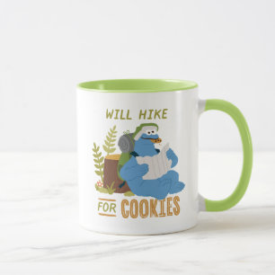 Caneca Monstro Come Biscoitos   Vai Caminhar Por Biscoito