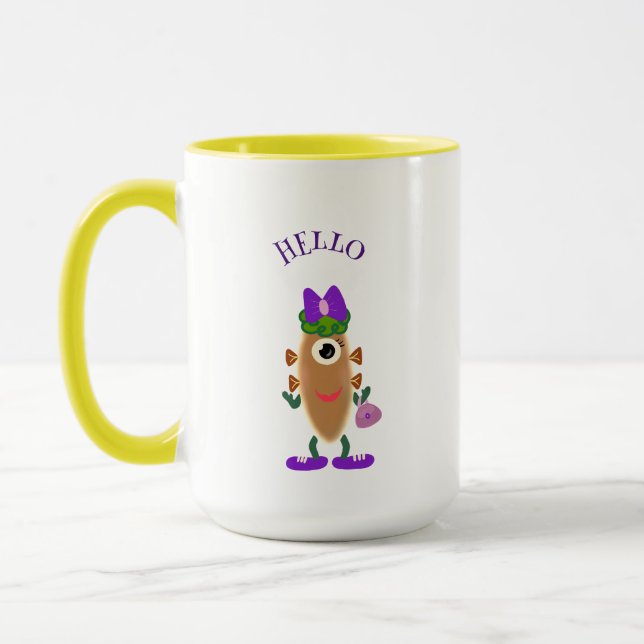 Caneca Monstro de batata (Esquerda)