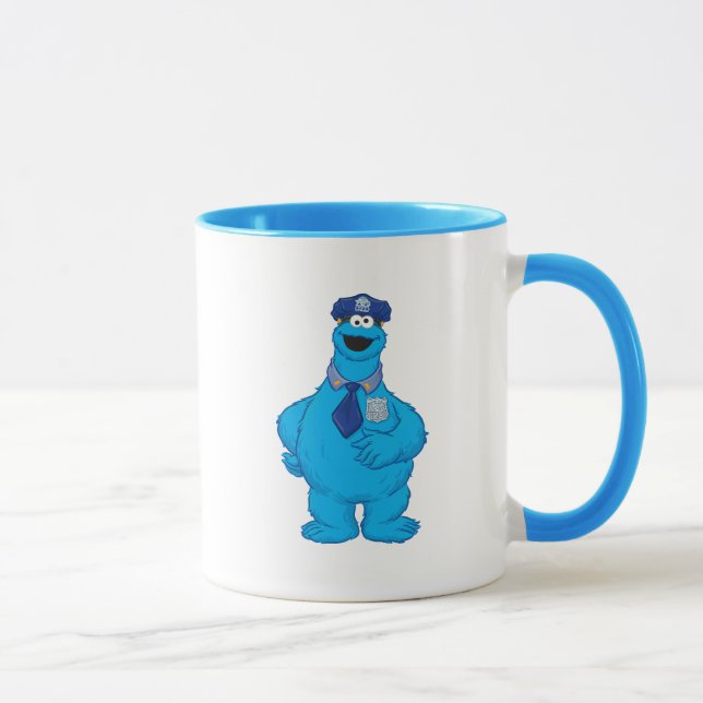 Caneca Monstro de cookies | Oficial de Polícia (Direita)