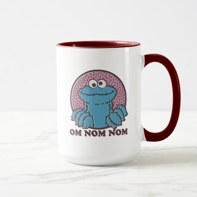 Caneca Monstro de cookies | Om Nom (Direita)