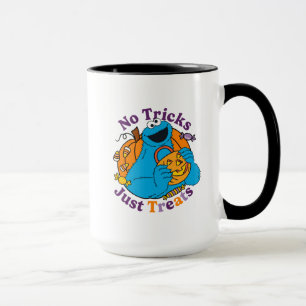 Caneca Monstro de cookies   Sem Truques Apenas Tratamento
