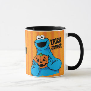Caneca Monstro De Cookies - Truque Ou Tratar   Adicione s