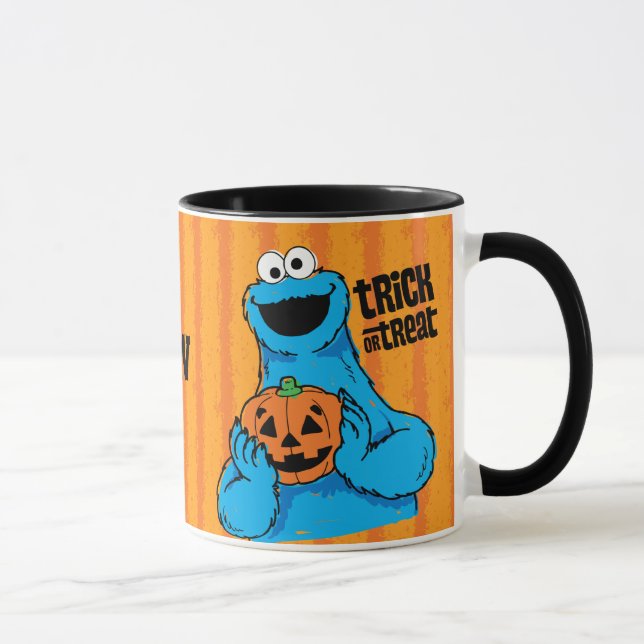 Caneca Monstro De Cookies - Truque Ou Tratar | Adicione s (Direita)