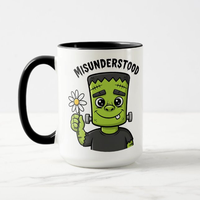 Caneca "Monstro de Frankenstein Mal Compreendido" (Esquerda)