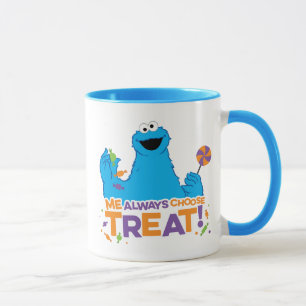 Caneca Monstro do Biscoito - Eu Escolhe Sempre o Tratamen