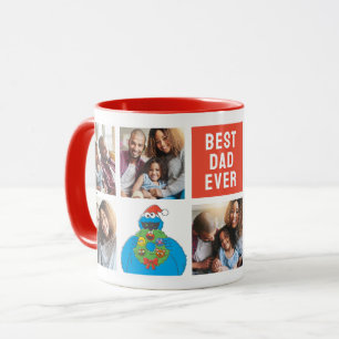 Caneca Monstro dos Biscoitos de Natal Papai - Colagem d