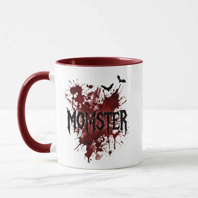 Caneca Monstro Gótico - Xícara de Café Assustadora (Esquerda)
