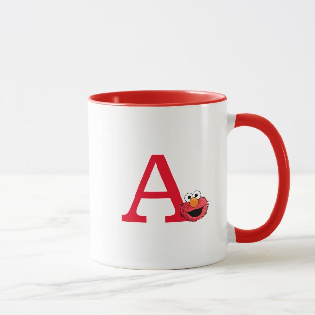 Caneca Monstro no final desta história | Monograma Elmo A (Direita)