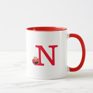 Caneca Monstro no final desta história Monograma Elmo N