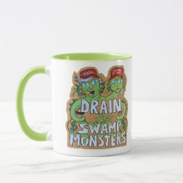 Caneca Monstros Drenar o Pântano