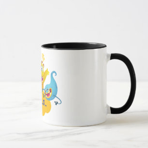 Caneca monstros fofos, olá