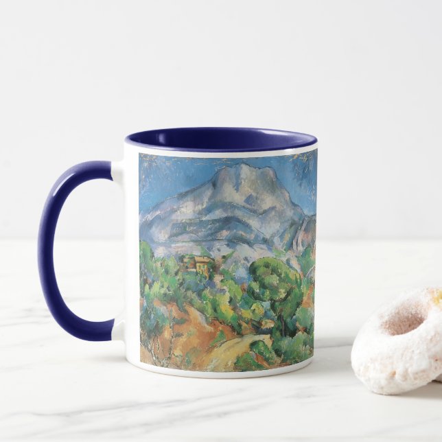 Caneca Mont Sainte Victoire Acima De Tholonet, Paul Cezan (Com Donut)