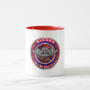 Caneca Montador de Pára-quedas - Soldados Aerotransportad