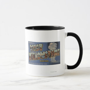 Caneca Montana - Yellowstone ocidental - grandes cenas da