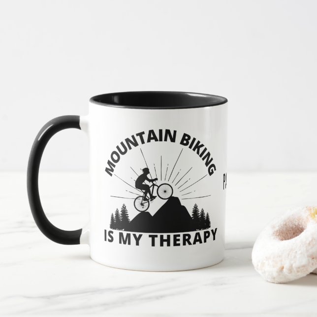 Caneca Montanha É Minha Terapia (Com Donut)