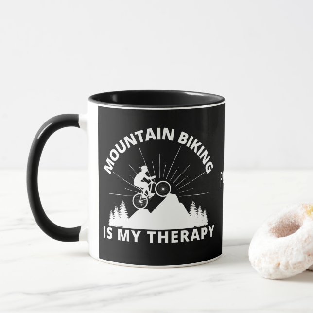 Caneca Montanha É Minha Terapia (Com Donut)