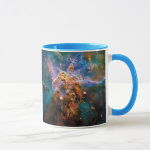 Caneca Montanha Mística Nebulosa Carina Foto Espacial Hub