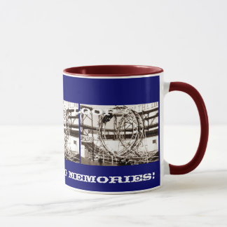 Caneca Montanha russa dando laços da opinião antiga de