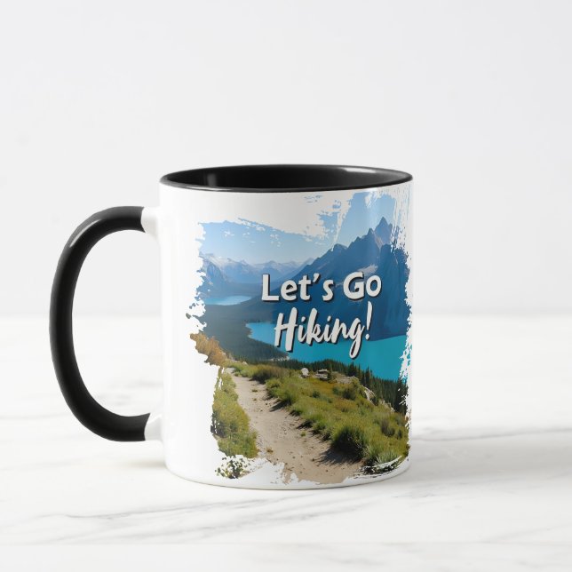 Caneca Montanha Vamos Go Hiking (Esquerda)