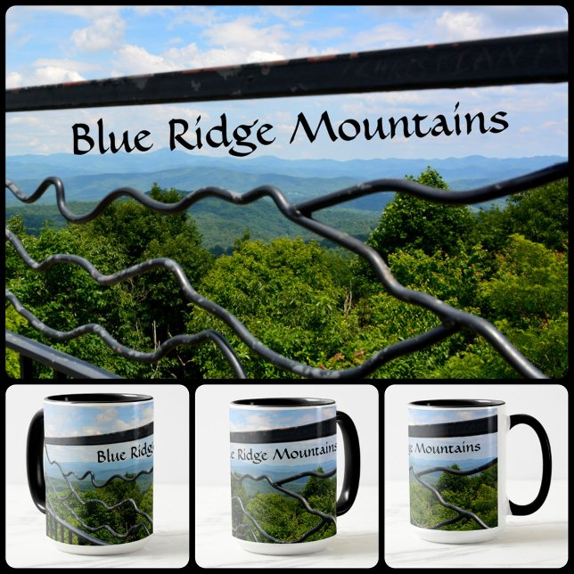 Caneca Montanhas Blue Ridge Fotográficas (Criador carregado)