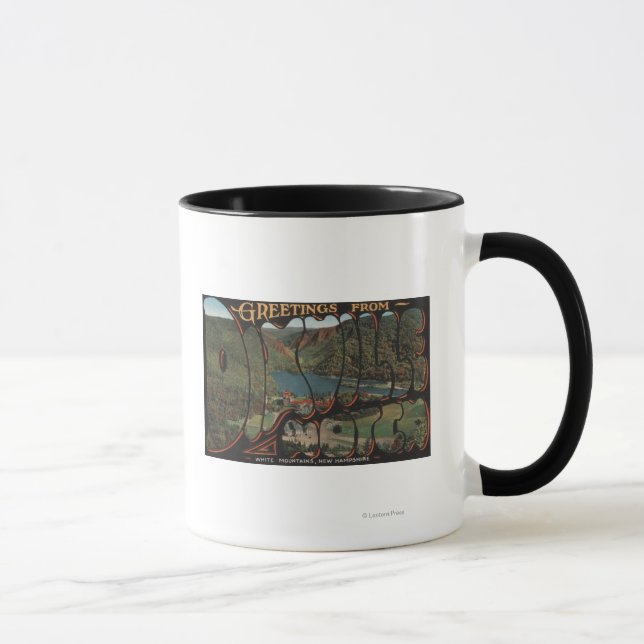 Caneca Montanhas brancas, New Hampshire - Dixville (Direita)