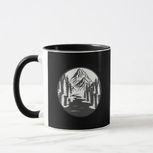 Caneca Montanhas Engraçadas - Árvore do Círculo Florestal
