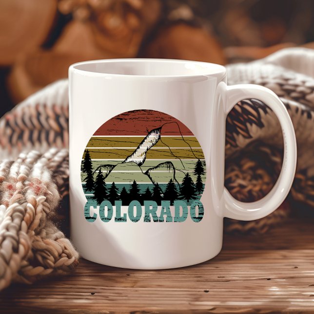 Caneca Montanhas Rocky Colorado (Criador carregado)