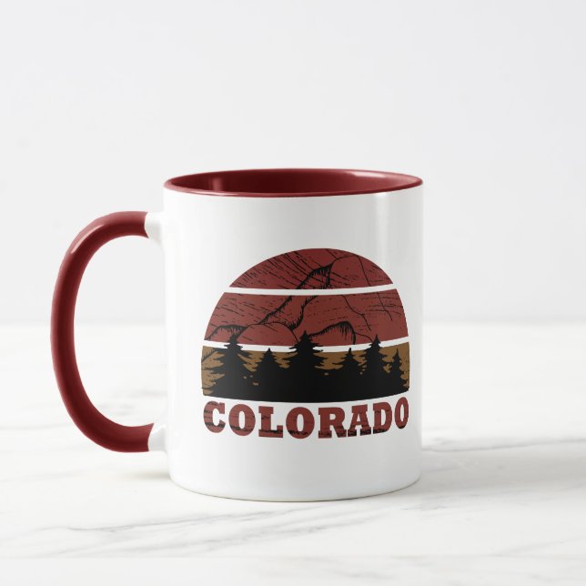 Caneca Montanhas Rocky Colorado (Esquerda)