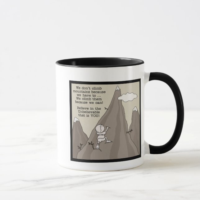 Caneca Montanhista de montanha (Direita)