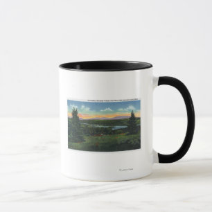 Caneca Monte do solar que negligencia a cena da vila de