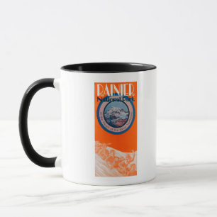 Caneca Monte Rainier Poster - Seita