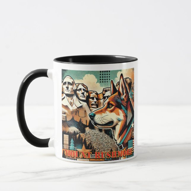 Caneca Monte Rushmore (Esquerda)