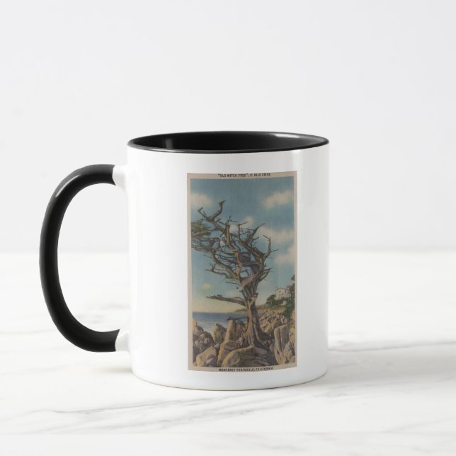 Caneca Monterey, CA - Antiga Árvore de Bruxas em 17 milha (Esquerda)