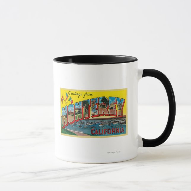 Caneca Monterey, Califórnia - Grandes Cenas de Letra (Direita)