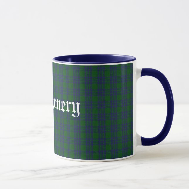 Caneca Montgomery Clássica Personalizada Tartan Xadrez Mu (Direita)