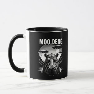 Caneca Moo Deng Baby Pygmy Hippo UFO Aliens