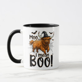 Caneca Moo. Quero Dizer Boo!