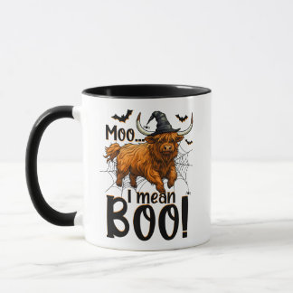 Caneca Moo. Quero Dizer Boo!