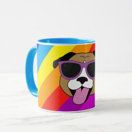 Caneca Mookie Mug (arco-íris)