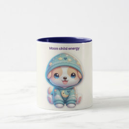 Caneca Moon Child Energy Dog Mug