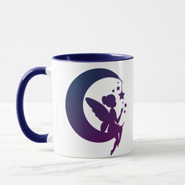 Caneca Moon E Estrelas De Cultivo Roxo (Esquerda)