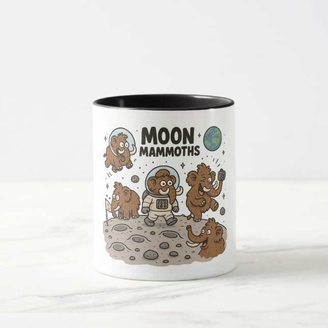 Caneca MOON MAMMOTHS é engraçado (Centro)