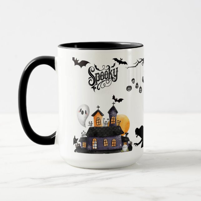 Caneca Moonlit Mischief black & white (Esquerda)