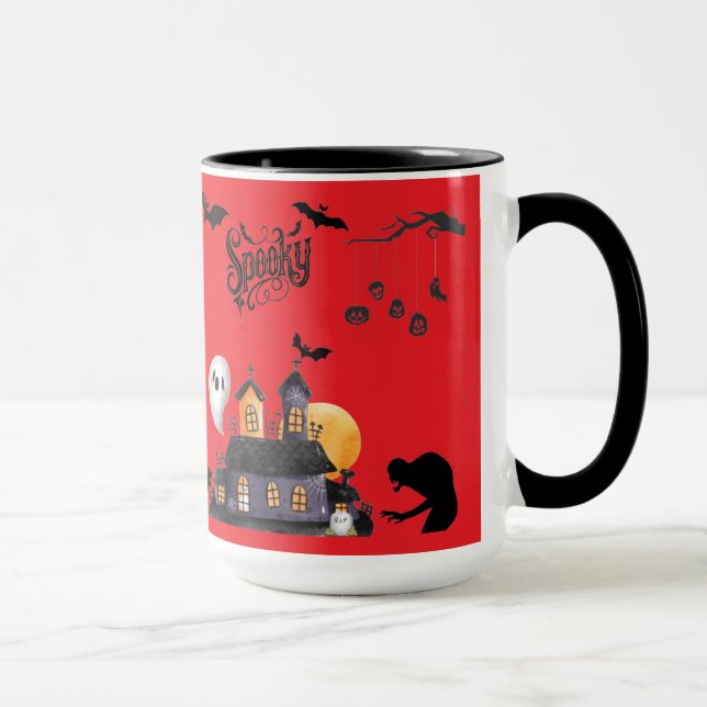 Caneca Moonlit Mischief bright red (Direita)