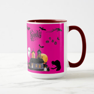 Caneca Moonlit Mischief hot pink