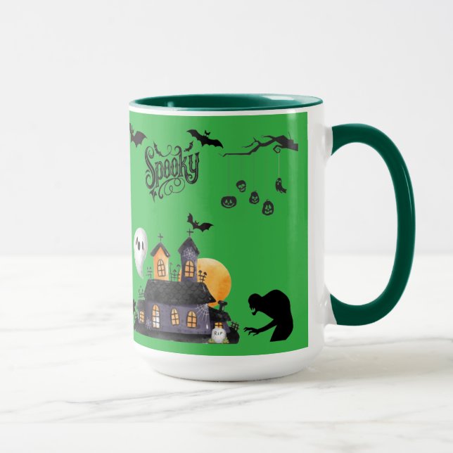 Caneca Moonlit Mischief kelly green (Direita)