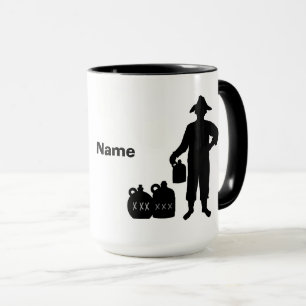 Caneca Moonshine Preto Silhouettes Mug