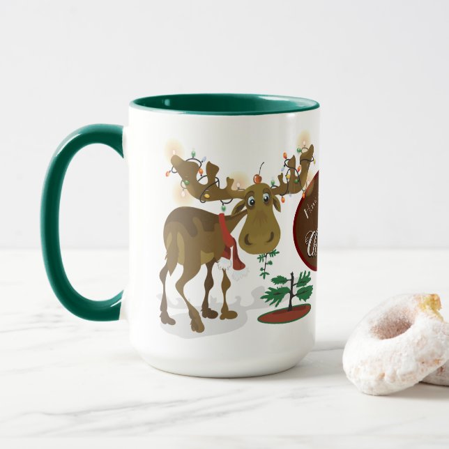 Caneca Moose Natal (Com Donut)